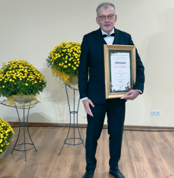 Zemnieku saimniecības "Kalna Smīdes 1" saimnieks Jānis Sietiņsons. 