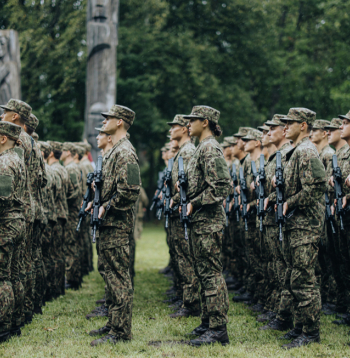 Gaisa spēkos dienošie valsts aizsardzības dienesta karavīri
12. septembrī deva karavīra zvērestu.