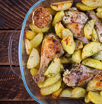 Vistas stilbiņi ar kartupeļu daiviņām.