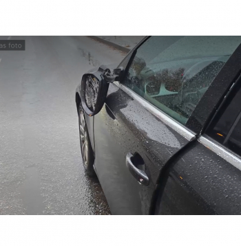 Avārijā cietušais auto.