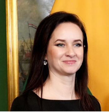 Lietuvas premjerministre Inga Ruginiene. 