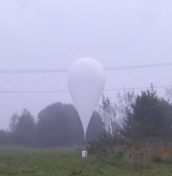 Kontrabandas balons. Ilustratīvs attēls.