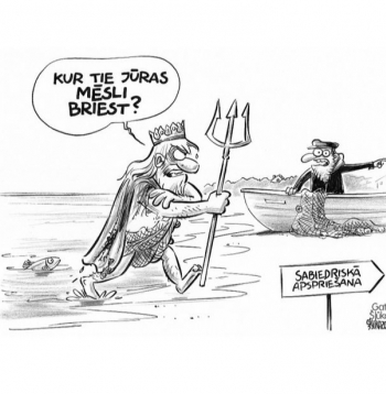 Zīmē Gatis Šļūka. Kur tie jūras mēsli briest? 