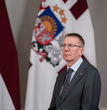 Valsts prezidents Edgars Rinkēvičs.