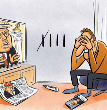 “Mājas Viesis” piedāvā atskatīties uz aizvadītā gada notikumiem Latvijā un pasaulē, kuru gaitu lielā mērā ietekmēja Baltā nama
saimnieka Donalda Trampa ekscentriskie izgājieni.