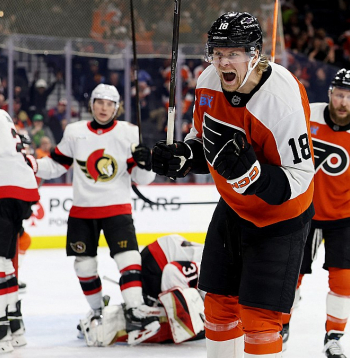 Filadelfijas "Flyers" uzbrucējs Rodrigo Ābols.