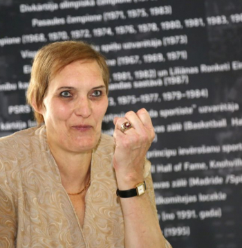 Basketbola leģenda Uļjana Semjonova.