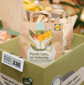 "Lidl" augļu-dārzeņu izlases maisiņi.