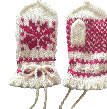 Cimdiņi ar zvaigznīti.