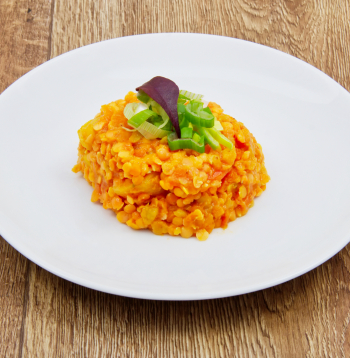 Siltie lēcu salāti.