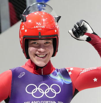 Kamaniņu braucēja Elīna Ieva Bota.