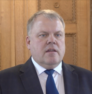 Gints Kaminskis, Latvijas Pašvaldību savienības vadītājs.