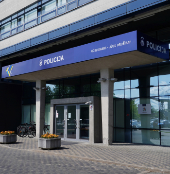 Valsts policijas centrālā ēka.