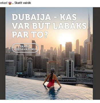 Vēl pagājšnedēļ tūroperatori "Novatours" un "Tez Tour" sociālajos tīklos aicinoši reklamēja ceļojumus uz Dubaiju, taču saspīlētās situācijas Tuvajos Austrumos dēļ lidojumi šonedēļ atcelti.