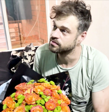 Aivis Ceriņš slimnīcā.