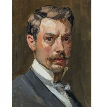 Jaņa Rozentāla (1866–1916) pašportrets Nacionālajā mākslas muzejā.