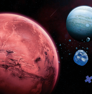 Starp Marsu un Jupiteru – asteroīds Psihe.