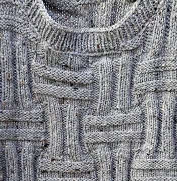 Džemperis labiski kreiliskajā rakstā.