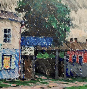 Vilhelms Purvītis. "Rēzekne". Ap 1928, a., e., 70 x 100, TMNM 27413.