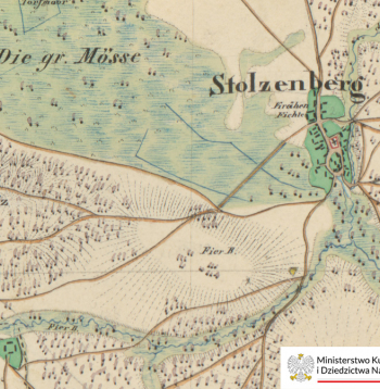 Stolcenberga atrodas netālu no mūsdienu Slavoborzes ciema .