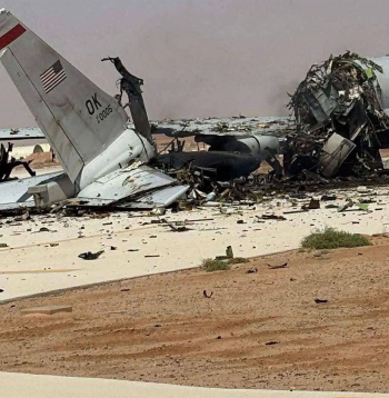 Irānas triecienā Saūda Arābijā cietusi amerikāņu AWACS lidmašīna.