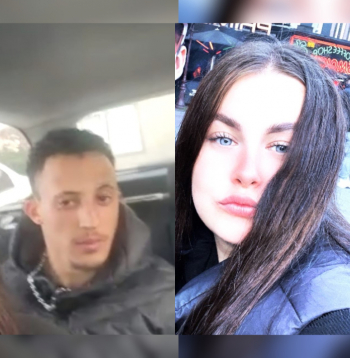 Nenoskaidrotais vīrietis no Marokas vai Alžīrijas un Laura Markoviča.