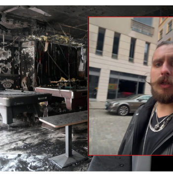 Ugunsgrēka sekas "The Sinners" bārā. Miks Galvanovskis.