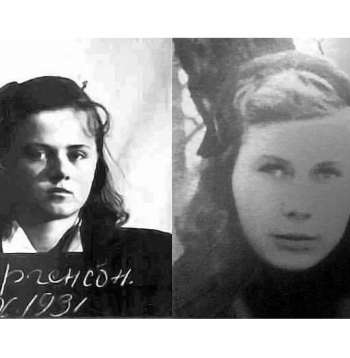 Aili Jirgensone un Agēda Pāvela 20. gs. 40. gadu beigās.