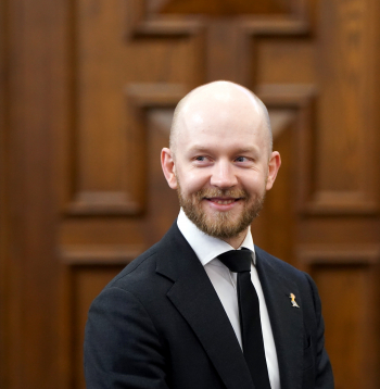 Partijas "Progresīvie" Saeimas frakcijas vadītājs, partijas līdzpriekšsēdētājs Andris Šuvajevs.