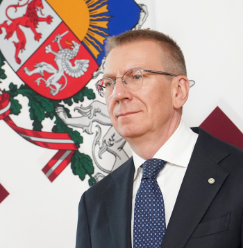 Valsts prezidents Edgars Rinkēvičs.