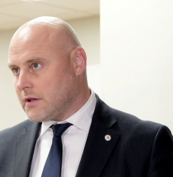 Premjera amatam nominētais "Apvienotā saraksta" politiķis, Saeimas deputāts Andris Kulbergs.