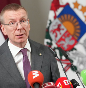 Valsts prezidents Edgars Rinkēvičs.
