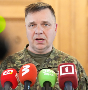 Krīzes vadības centra vadītājs, pulkvedis Arvis Zīle.
