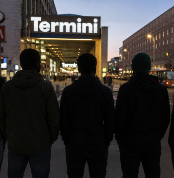 Izsaukta policija, kas uz karstām pēdām aizturēja divus Gambijas, divus Nigērijas un vienu Mali pilsoni, vecumā no 29 līdz 43 gadiem. Ilustratīvs foto. 