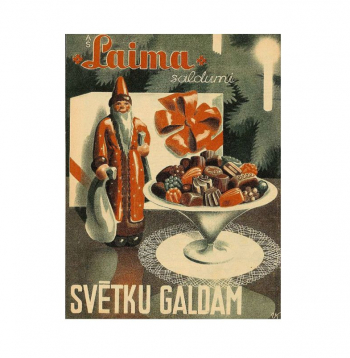AS "Laima" reklāma 1938. gadā. AS "Laima" reklāma 1938. gadā.