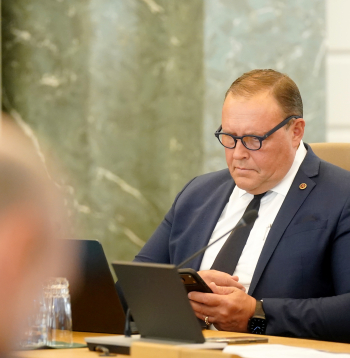 Satiksmes ministrs Rihards Kozlovskis.