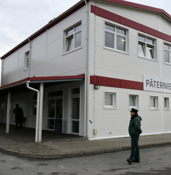 Robežas kontroles punkts "Patarnieki" Piedrujas pagastā Krāslavas novadā.