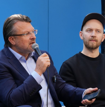 Ainars Šlesers un Andris Šuvajevs.