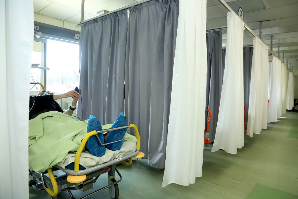 Uzņemšanas nodaļa Stradiņa slimnīcā.
