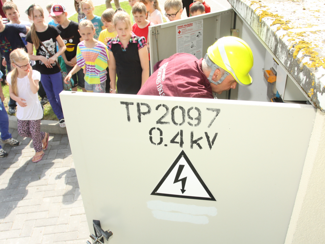 Elektrības skapis. Ilustratīvs attēls. 