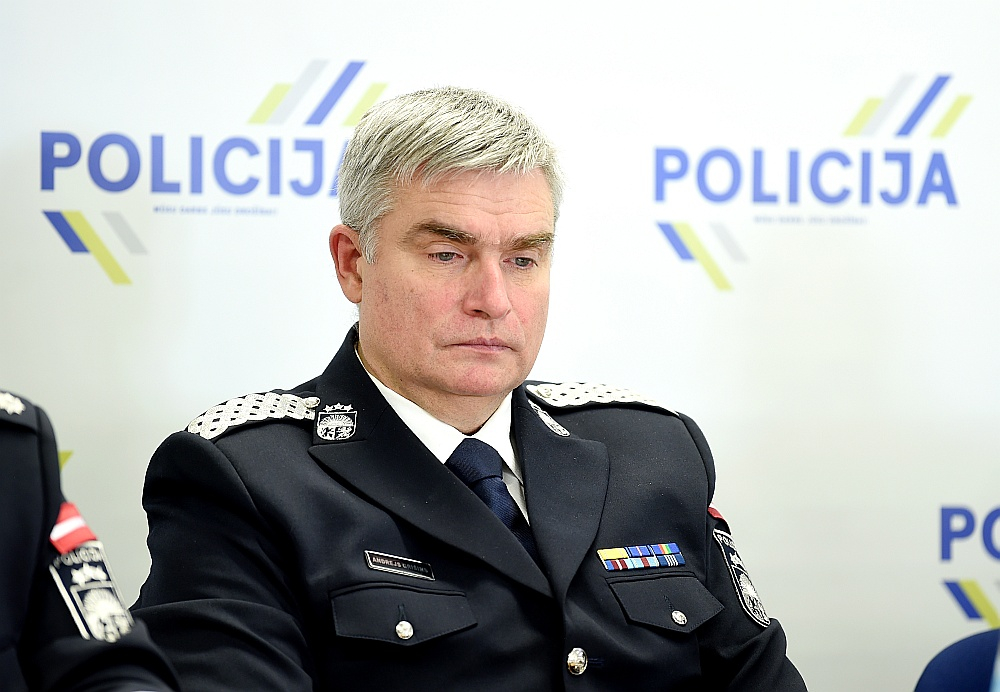 Galvenās kriminālpolicijas pārvaldes priekšnieks Andrejs Grišins.