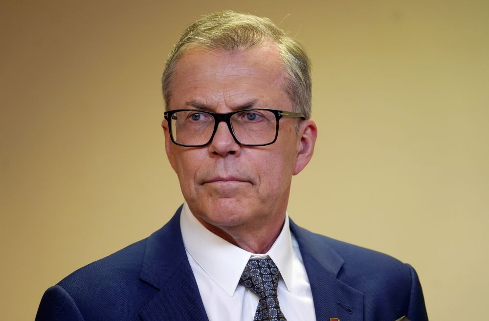 Valsts prezidenta amata kandidāts, uzņēmējs Uldis Pīlēns.