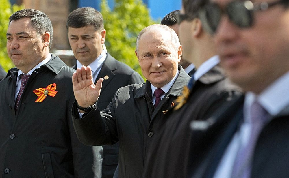 Vladimirs Putins 9. maija parādē.