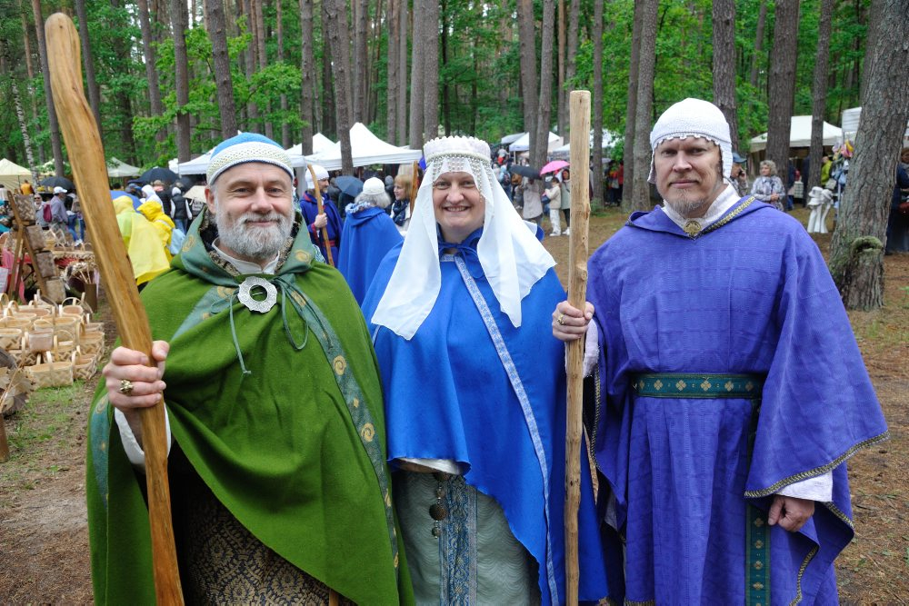 Latvijas Etnogrāfiskajā brīvdabas muzejā tradicionālais gadatirgus.