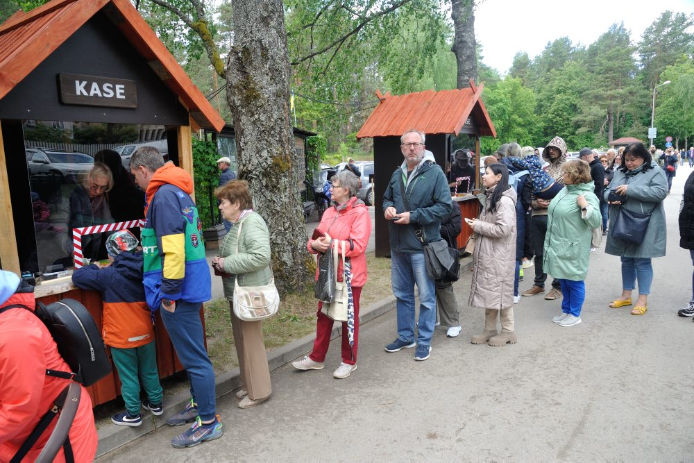 Latvijas Etnogrāfiskajā brīvdabas muzejā tradicionālais gadatirgus.