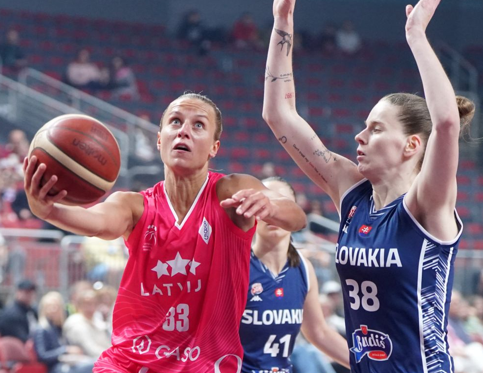 Kitija Laksa – viena no labākajām metējām Eiropas basketbolā.