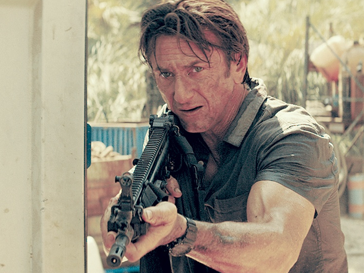 Šons Penns filmā "The Gunman".