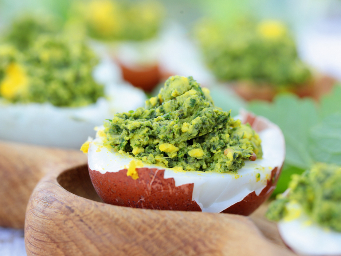 Pavasara pildītās olas.