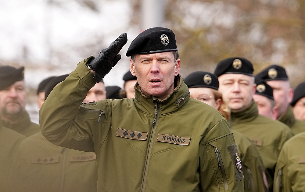 LR Zemessardzes komandieris pulkvedis Kaspars Pudāns. 