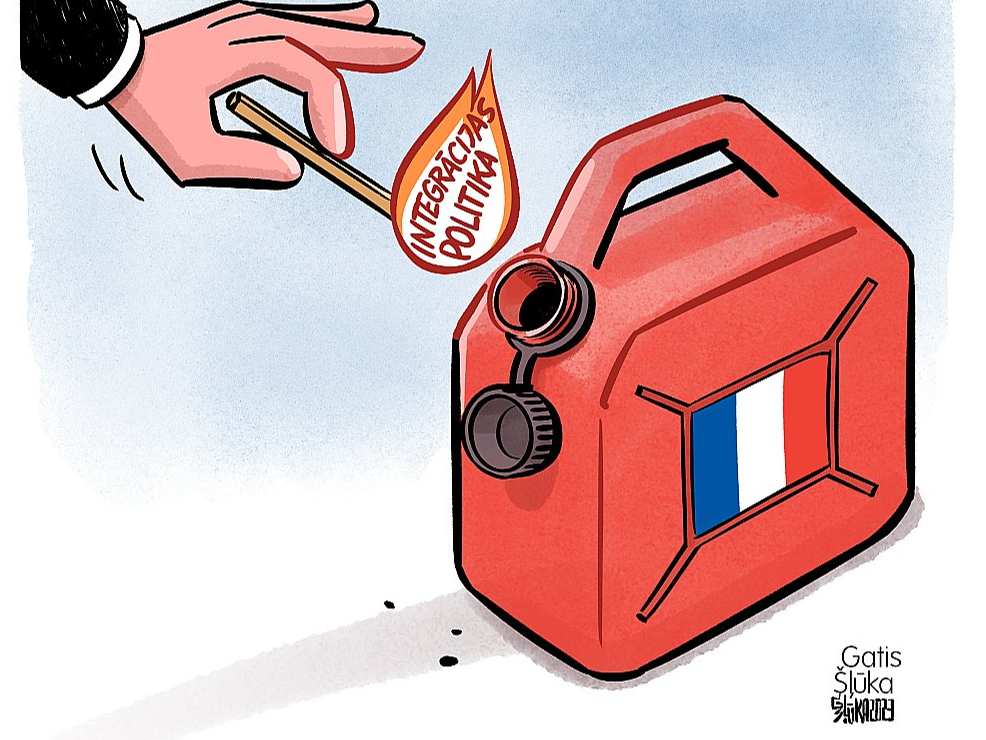 Zīmē Gatis Šļūka: Francija liesmās